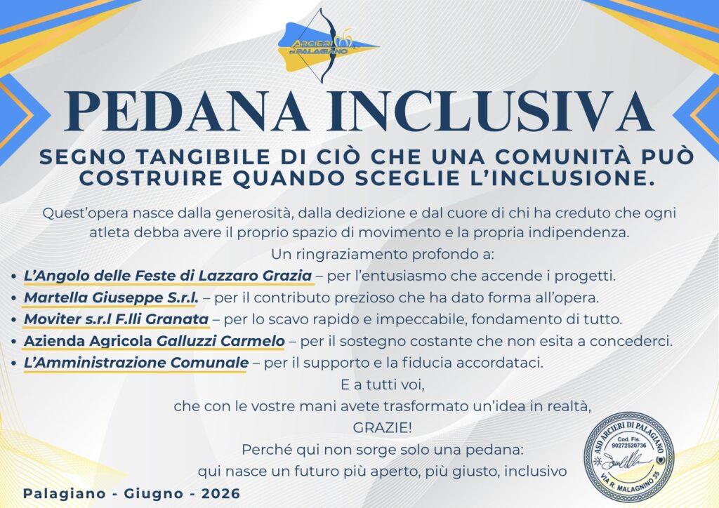 CSEN Eventi News  🏹 Il Nido degli Aironi inaugura la Pedana Inclusiva